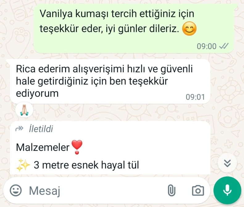 Müşteri memnuniyet mesajı 16