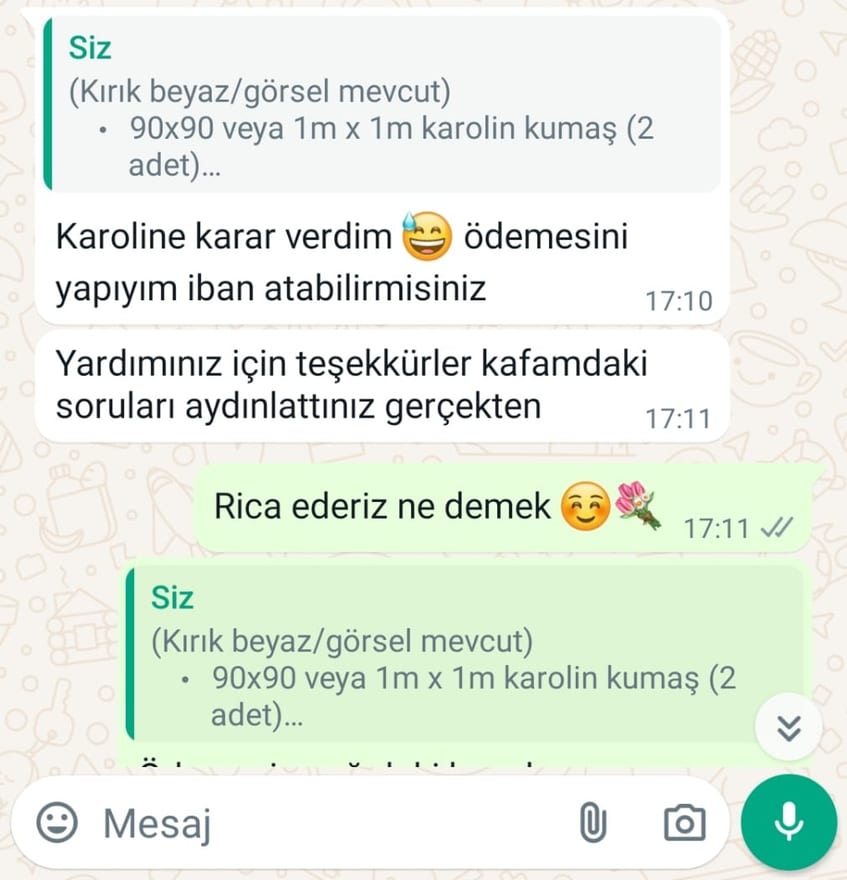 Müşteri memnuniyet mesajı 11