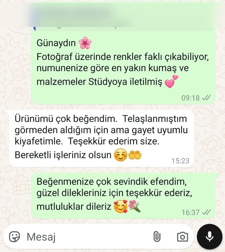 Müşteri memnuniyet mesajı 9
