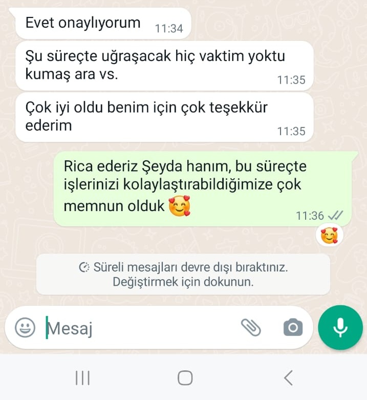 Müşteri memnuniyet mesajı 10