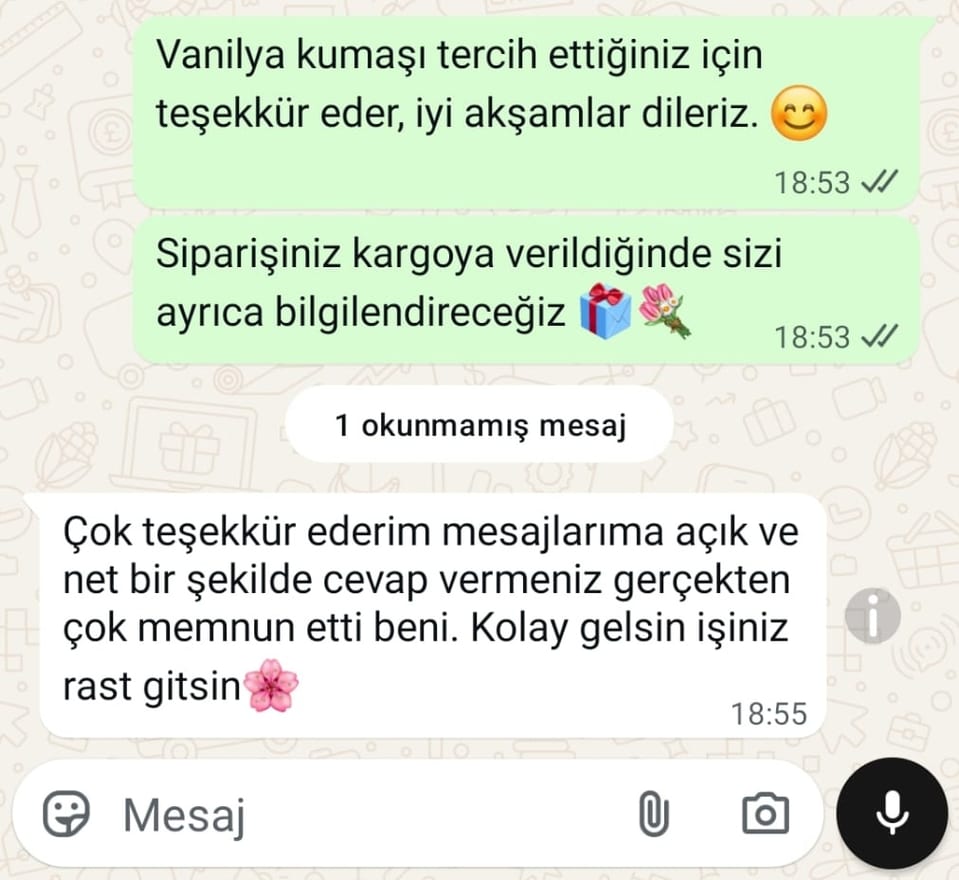 Müşteri memnuniyet mesajı 14