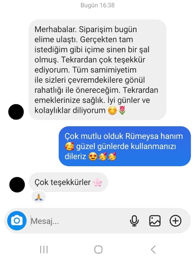 Müşteri memnuniyet mesajı 7