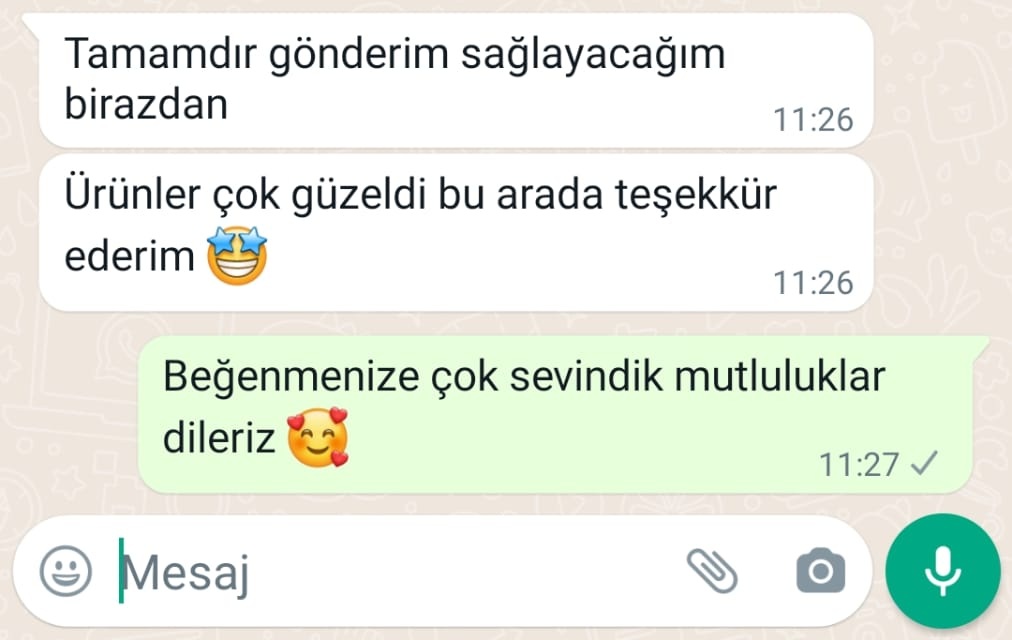 Müşteri memnuniyet mesajı 20